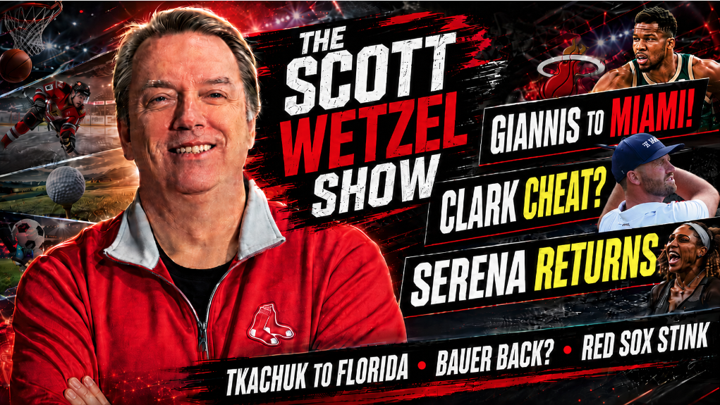 Giannis To Miami? Brady Tkachuk To Florida, Wyndham Clark Cheating Debate & Serena  Wimbledon Return Debate + Serena  Wimbledon Return | The Scott Wetzel Show
