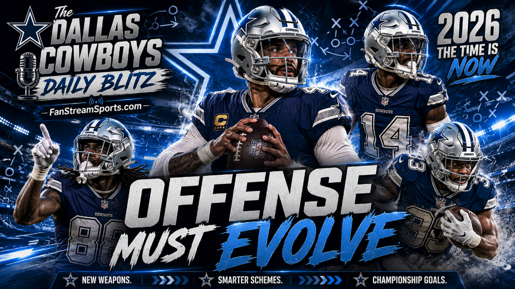 Cowboys Offense Must Evolve: Dak, CeeDee & Pickens Face Huge 2026 Test