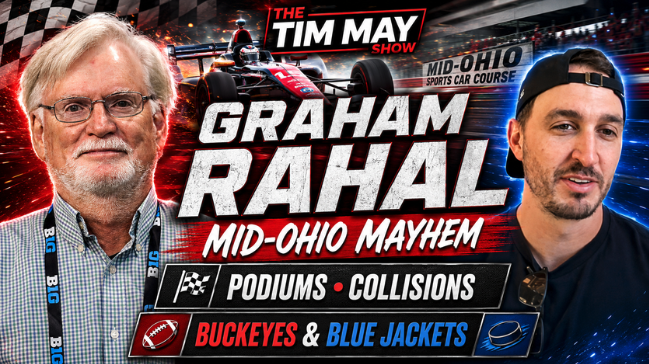 Graham Rahal on Podiums, Collisions, Mid-Ohio, Buckeyes & Blue Jackets | Tim May Show