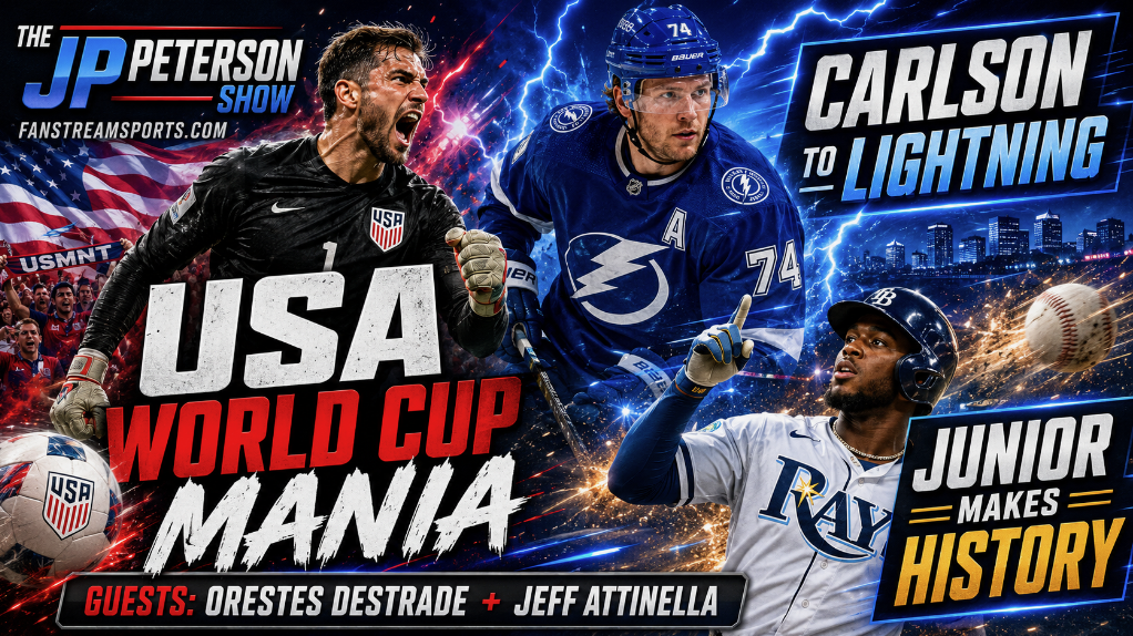 USMNT World Cup Mania, Lightning Sign Carlson & Junior Caminero History | JP Peterson Show