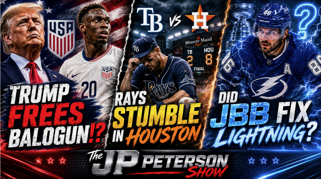 Trump Frees Balogun?! Rays Stumble & Did JBB Fix Lightning? | JP Peterson Show