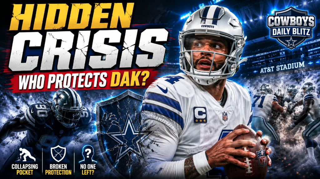Cowboys’ Hidden Crisis: Is Dak’s Blind Side In Trouble?