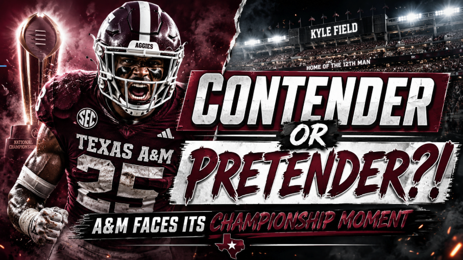 CONTENDER OR PRETENDER?! Texas A&M Faces Its Championship Moment
