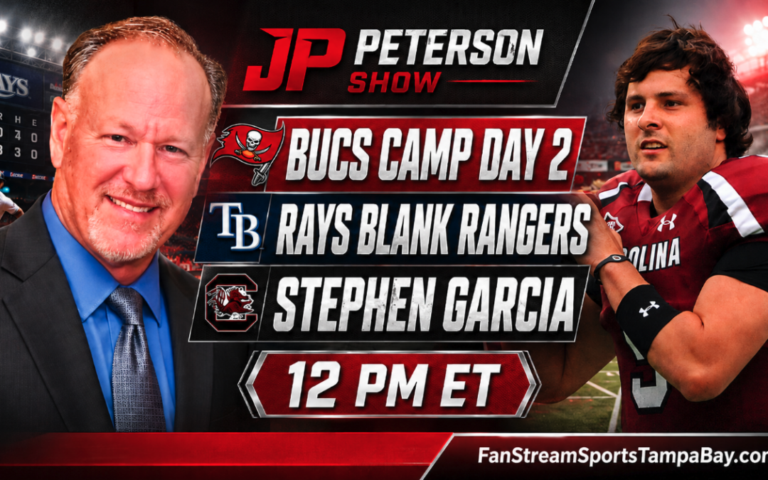 Bucs Camp Day 2 Buzz, Rays Blank Rangers + Stephen Garcia Joins JP Peterson