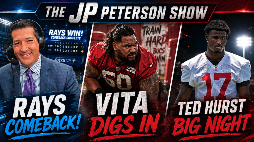 Rays Rally Again! Rich Hollenberg Reacts, Vita Vea Digs In + Ted Hurst Shines at Bucs Camp