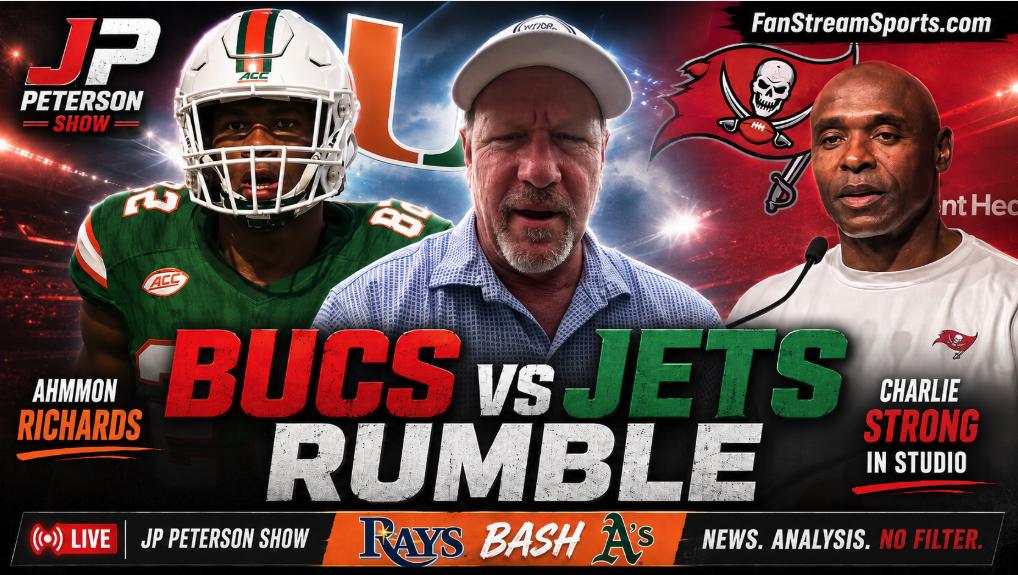Bucs-Jets Rumble! Ahmmon Richards Talks Hurricanes, Rays Bash A’s | JP Peterson Show