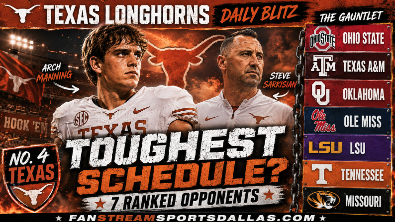 Texas Is No. 4 — But This Schedule Is Absolutely Unhinged