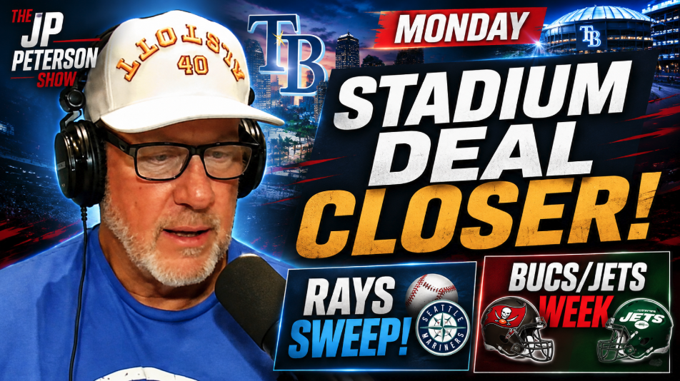 Rays Stadium Deal HEATS UP + Tampa Bay Sweeps Seattle | Bucs-Jets Week Begins!