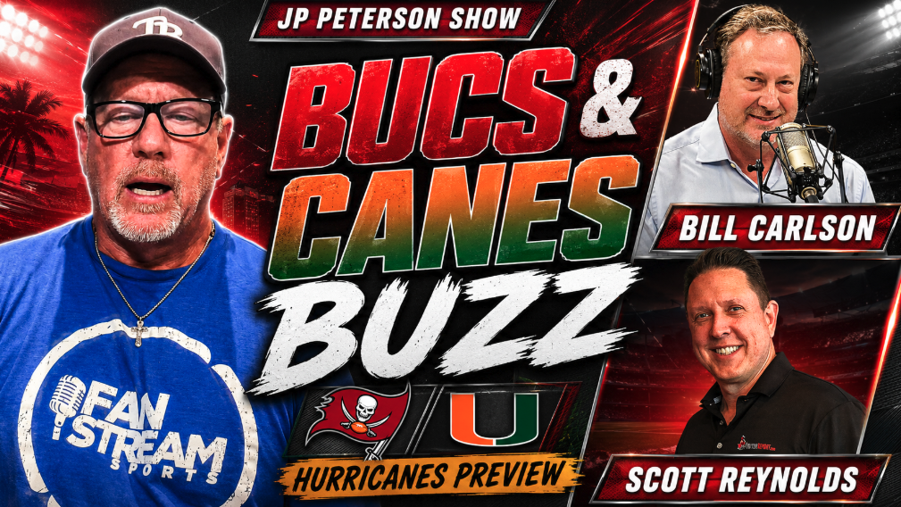 Bucs Camp Buzz + Hurricanes Preview | Bill Carlson & Scott Reynolds Join JP Peterson