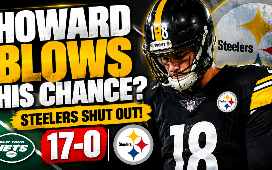 Steelers SHUT OUT by Jets! Will Howard’s Nightmare Night | Black & Gold Daily Blitz Postgame