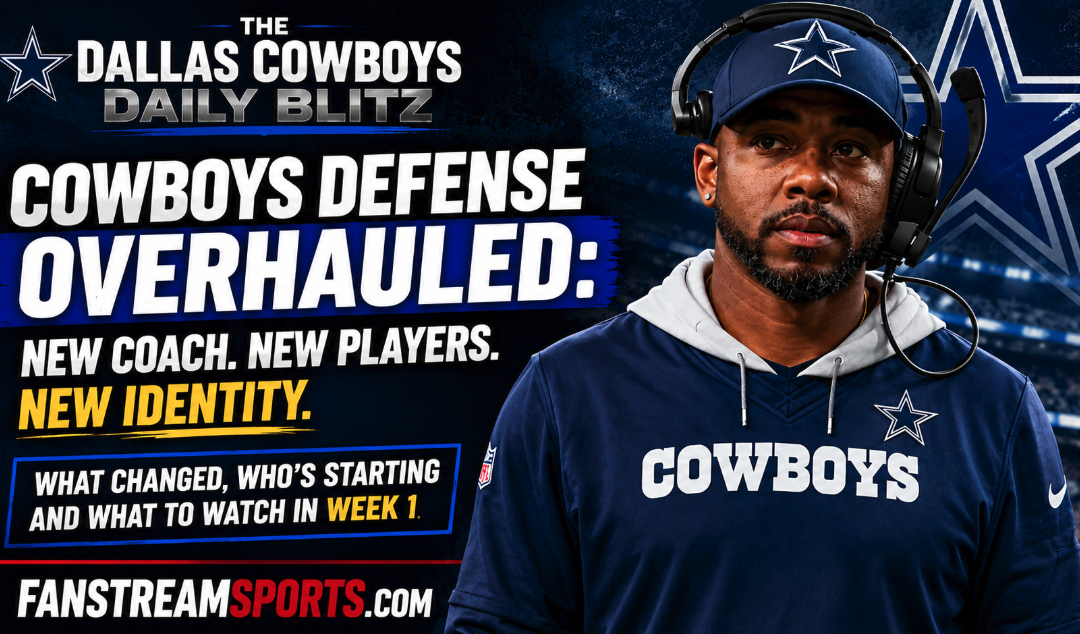 Cowboys Defense Overhauled: One Amazing Stat Provides Proof | Daily Blitz