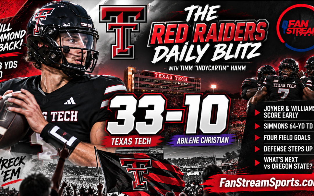 Texas Tech Wins 33-10, But Joey McGuire Still Has Questions
