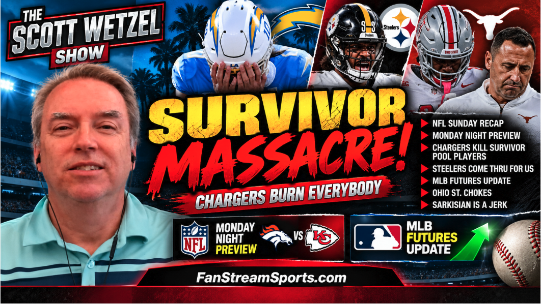 Chargers Disaster, Steelers Deliver & Ohio State’s Epic Choke + Your Phone Calls | Scott Wetzel Show