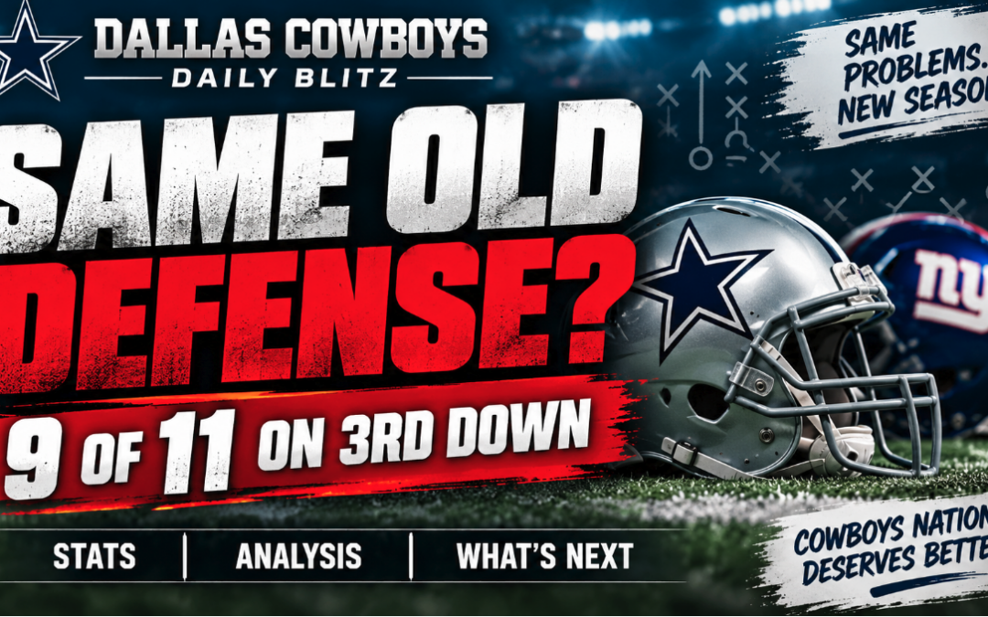 Cowboys Changed Everything on Defense — So Why Does It Look Exactly the Same?