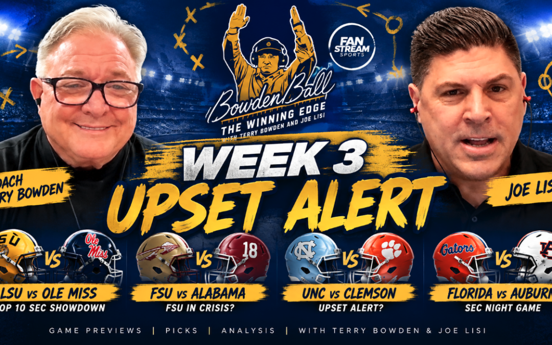 LSU-Ole Miss Showdown, FSU Crisis & Week 3 Upset Alerts | Bowden Ball