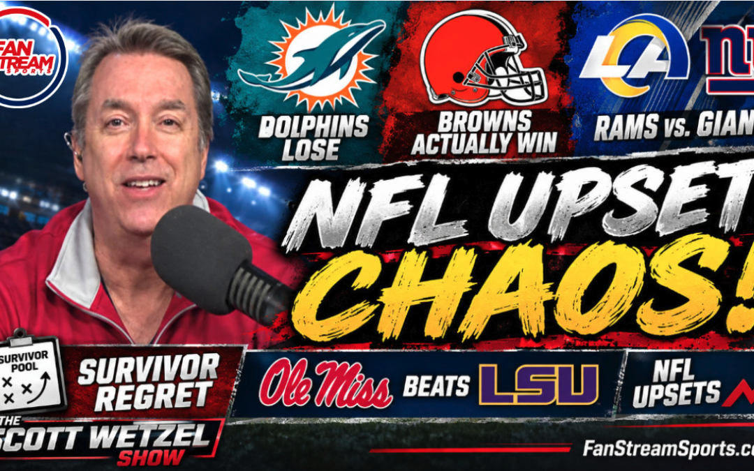 Dolphins Fall, Browns Shock Bucs & NFL Upsets | Scott Wetzel Show