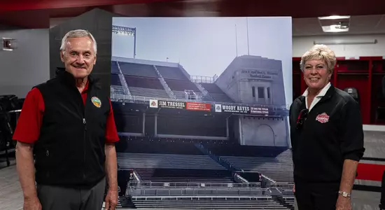 Jim Tressel Joins Ohio State Ring of Honor in Emotional Homecoming