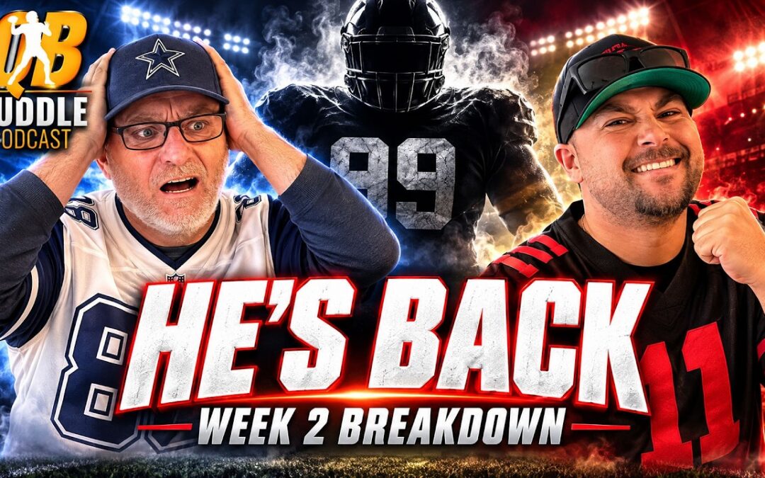 Aaron Donald Returns, Bears QB Scare & Our Week 2 Picks Grade | QB Huddle Breakdown