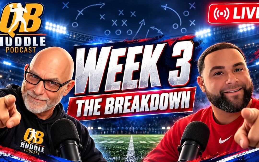 LIVE: NFL Week 3 Breakdown | Purdy, Lamar, Watson & the Chargers’ 0-3 Crisis | QB Huddle