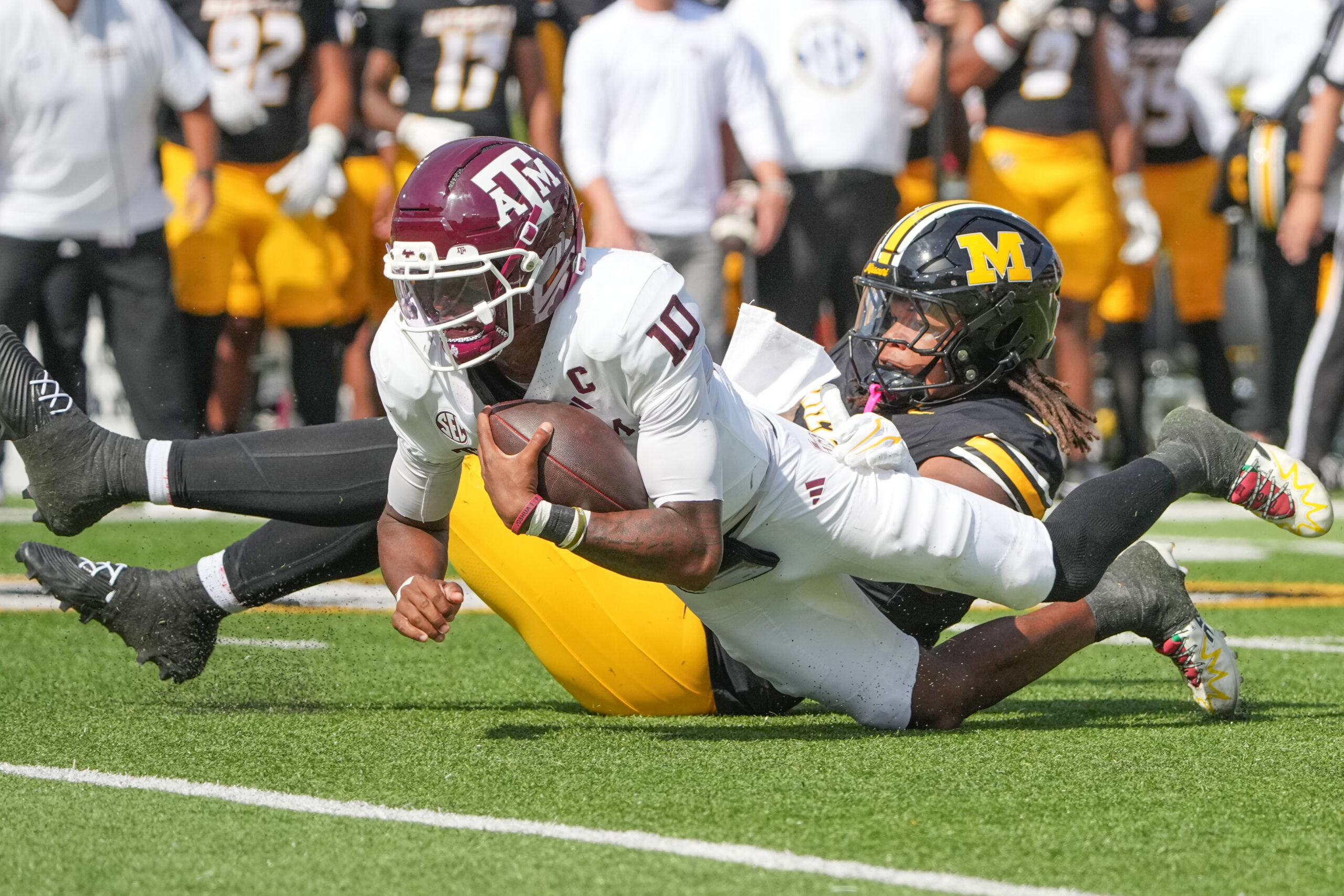 NCAA Football: Texas A&M at Missouri
