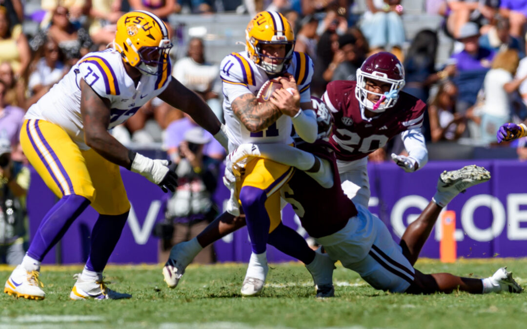 LSU Shuts Out Mississippi State 31-0 As Sam Leavitt Throws Four TDs