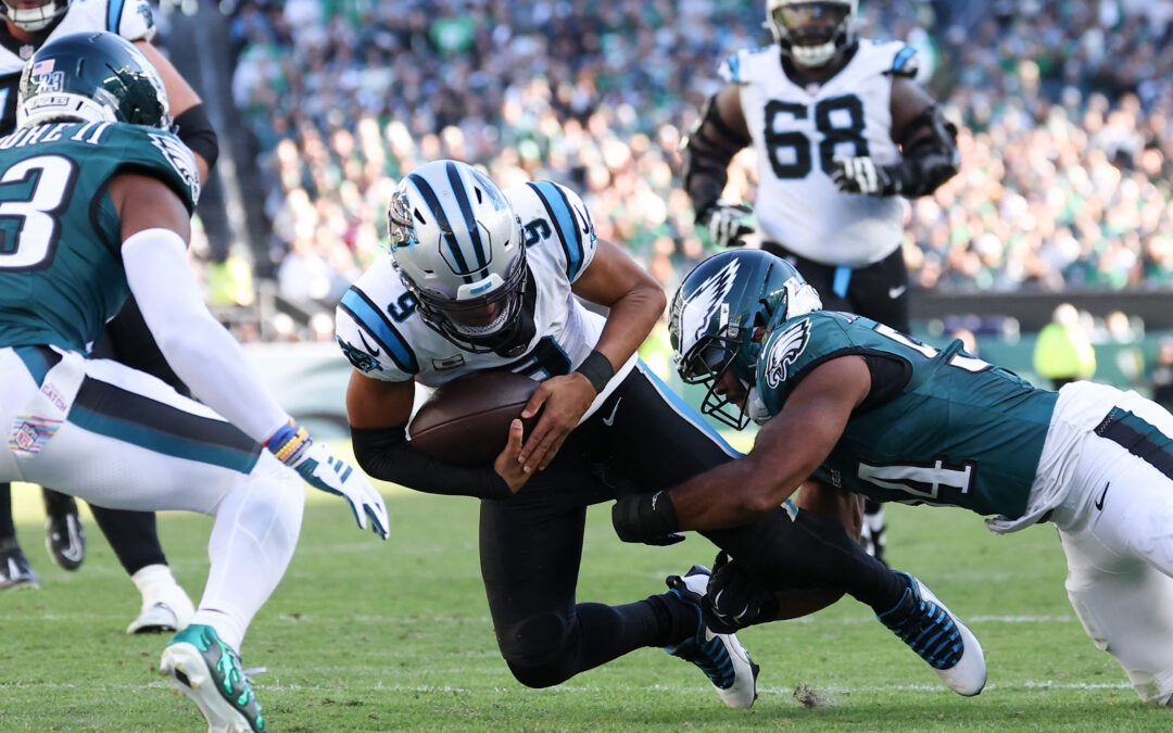 Panthers Dominate Eagles 25-14 As Bryce Young Throws Two Touchdowns