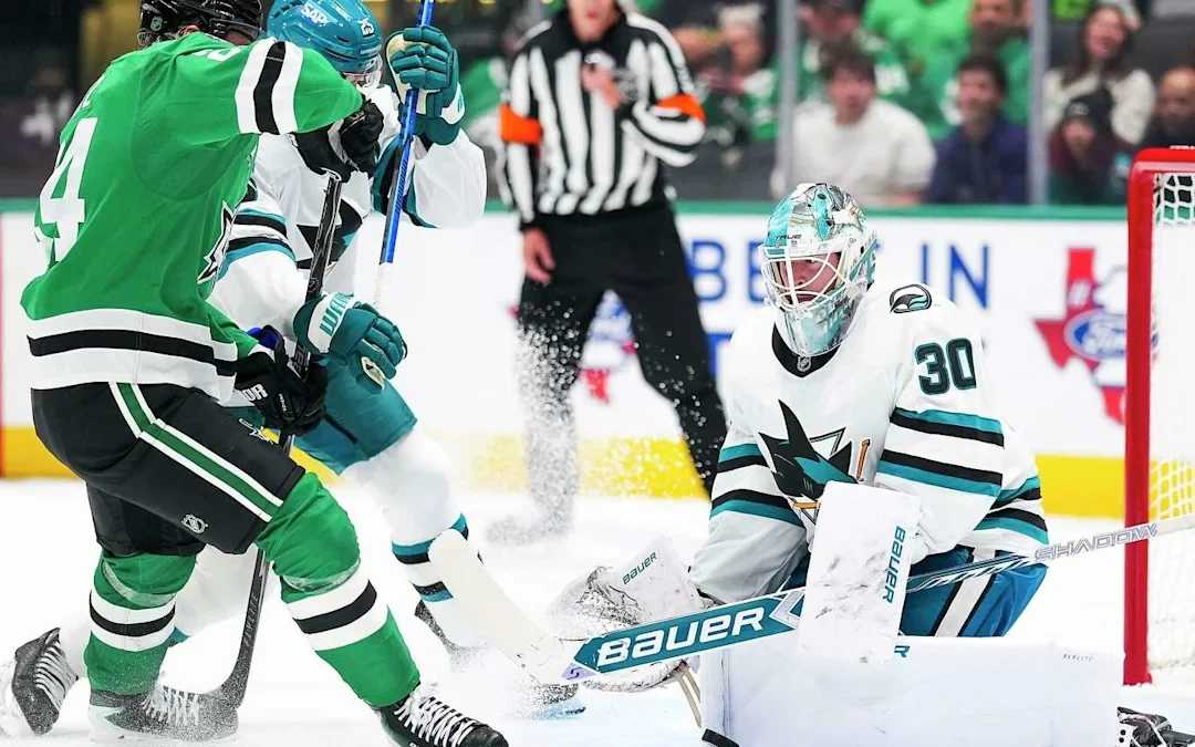 Jake Oettinger, Stars Blank Sharks For First Win Of Season