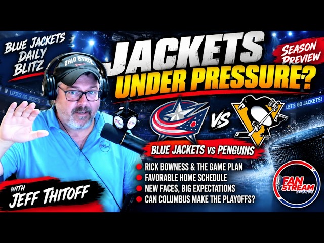 BLUE JACKETS UNDER PRESSURE? Rick Bowness, Penguins & NHL Season Outlook! | Blue Jackets Blitz