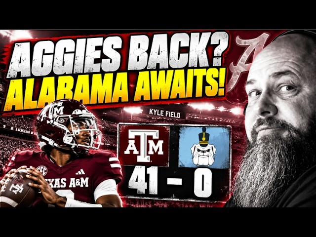Texas A&M CRUSHES Citadel! But Aggies Still Have BIG Problems! | Aggies Daily Blitz