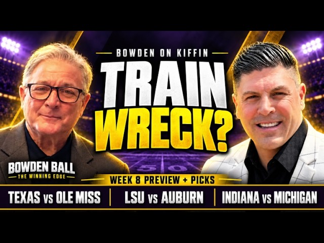 Lane Kiffin -‘A Train Wreck Waiting to Happen’ + Week 8 College Football Picks | Bowden Ball