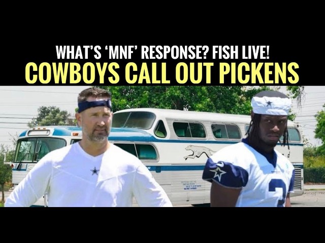 #Cowboys Call Out Pickens; MNF Response? #DallasCowboys Fish Report Live!