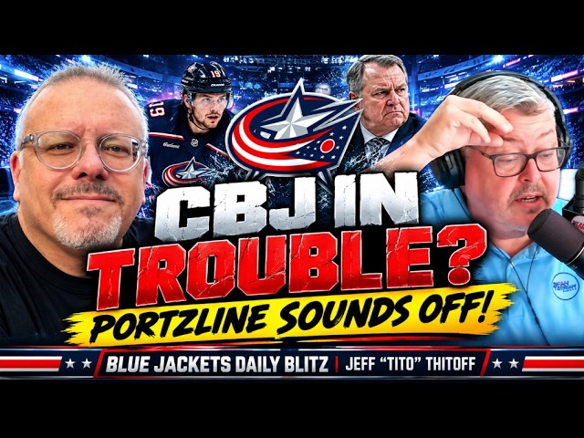 Blue Jackets in TROUBLE? Aaron Portzline Sounds Alarm on CBJ! | Blue Jackets Daily Blitz