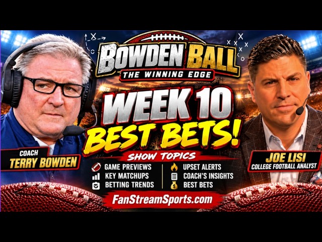 CFB Week 10 BEST BETS! Terry Bowden & Joe Lisi Break It Down | Bowden Ball