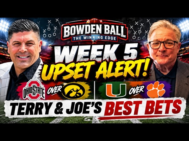 Ohio State In DANGER at Iowa? Week 5 CFB Picks & Predictions | Bowden Ball