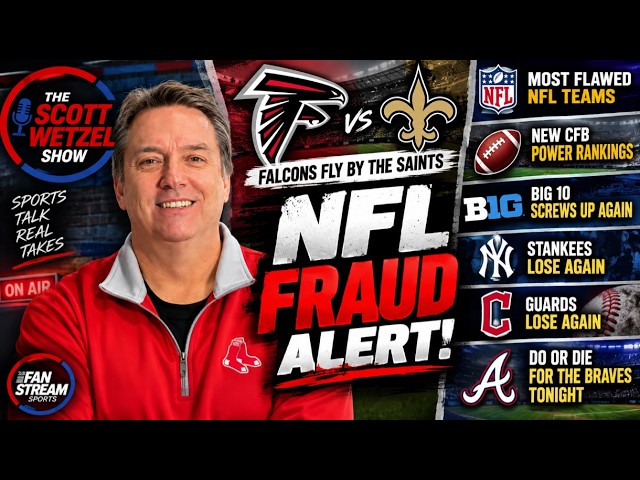 NFL Contenders EXPOSED? Falcons-Saints, CFB Power Rankings & MLB Chaos | Scott Wetzel Show
