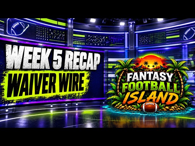 Waiver Wire Show Week 6 | Fantasy Football Island
