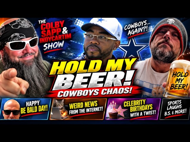 Christian Parker Says HOLD MY BEER! 😂 Cowboys Chaos & Weird News | Colby Sapp and IndyCarTim Show