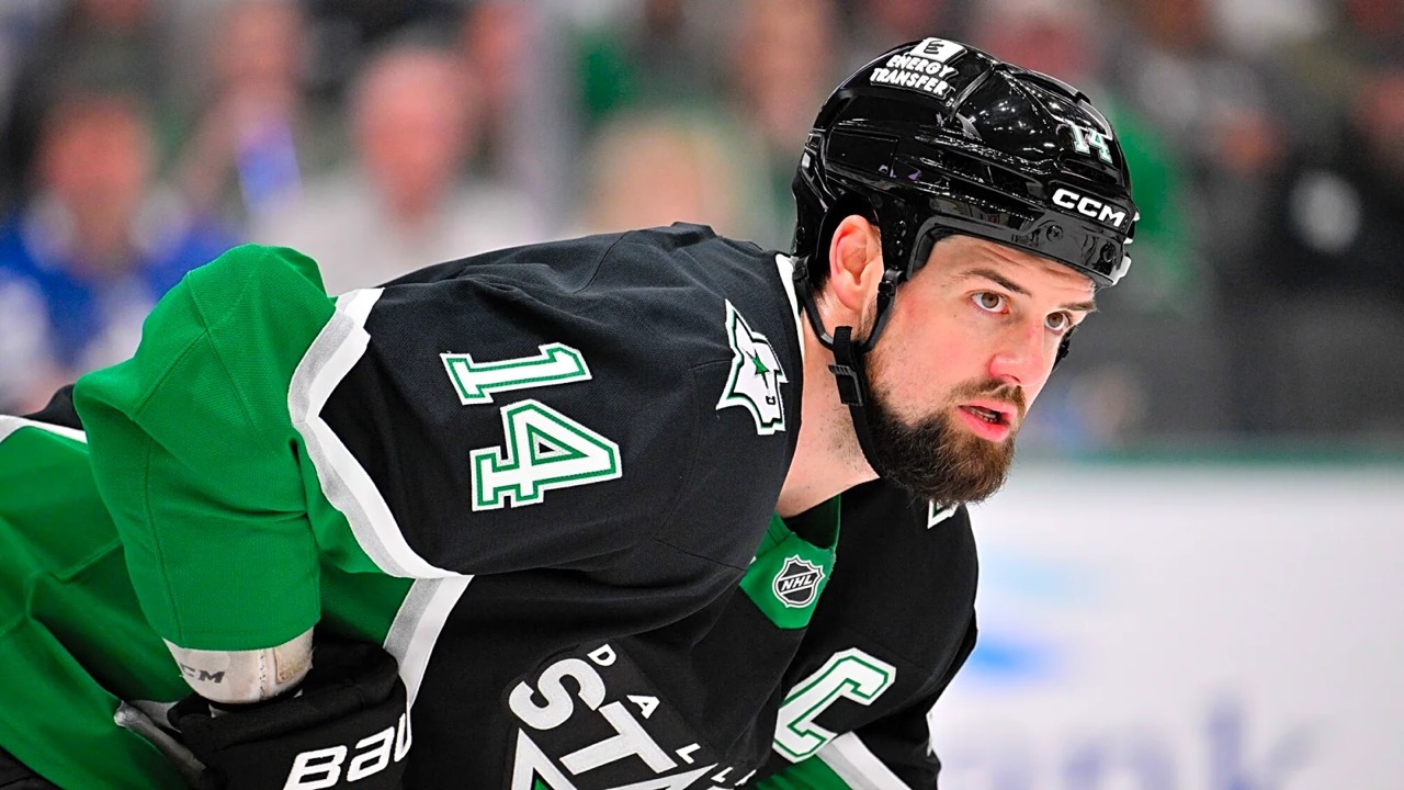 Dallas Stars forward Jamie Benn in an archival team photo.